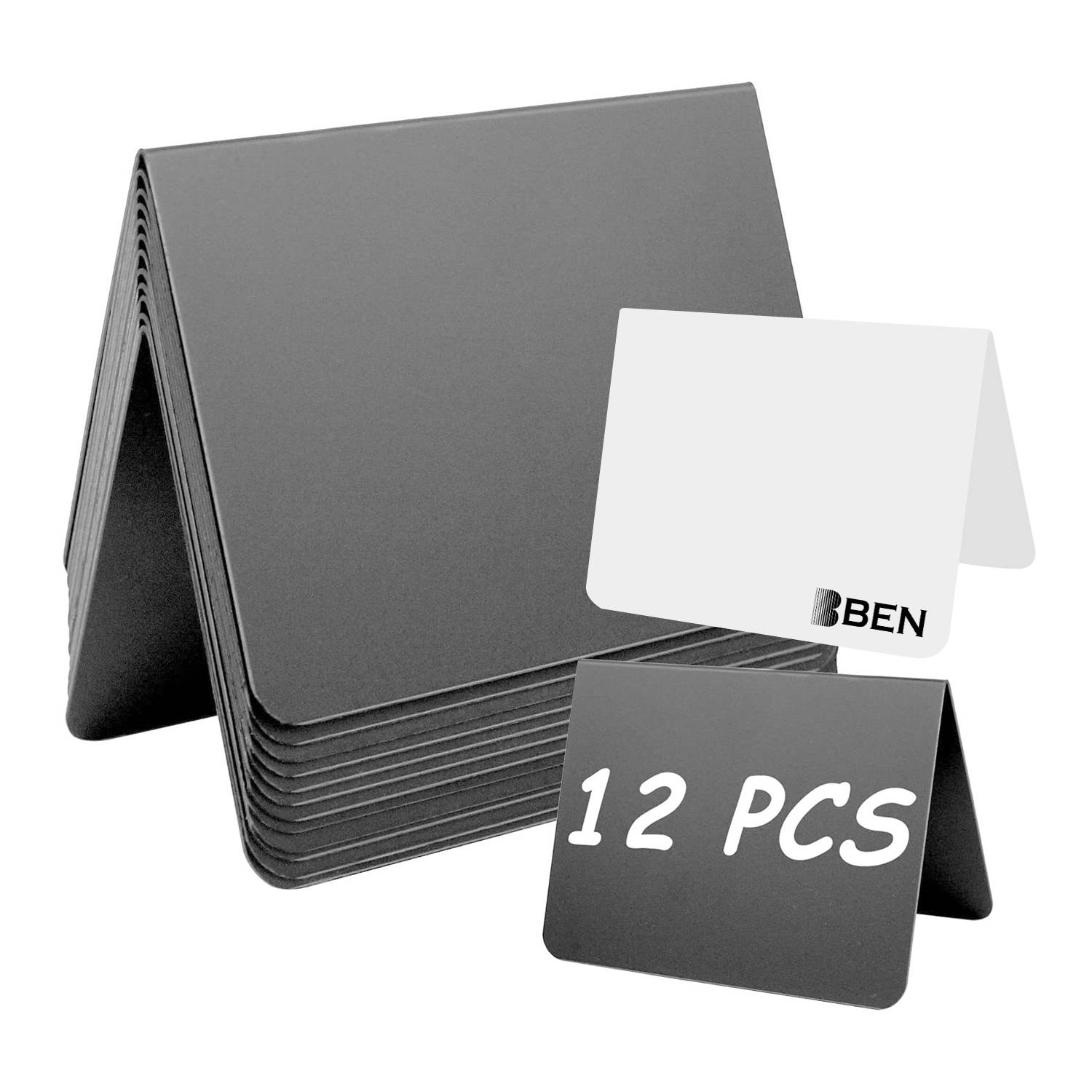PVC V-Shaped Erasable Table Card 4