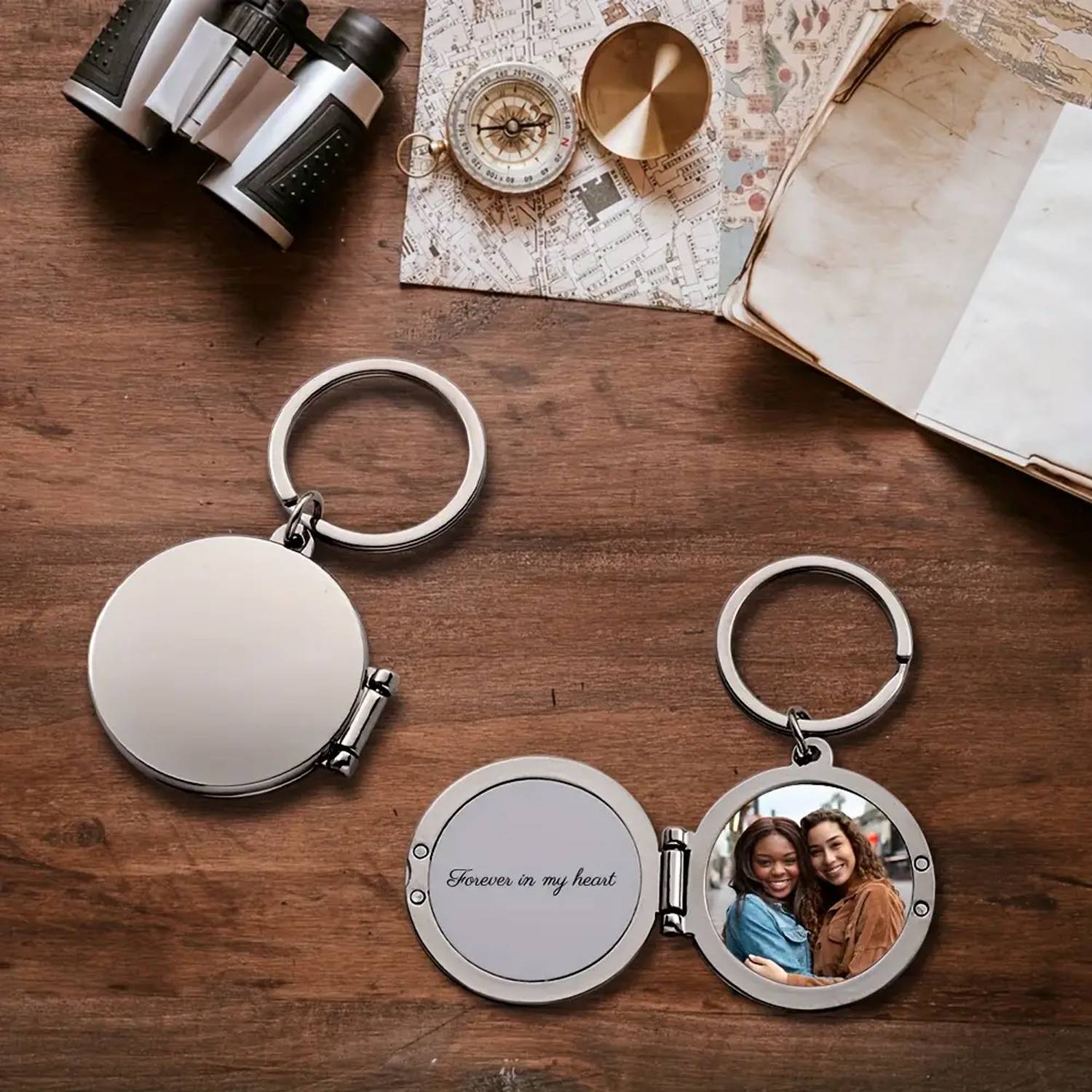 DIY Metal Photo Locket Keychain 4