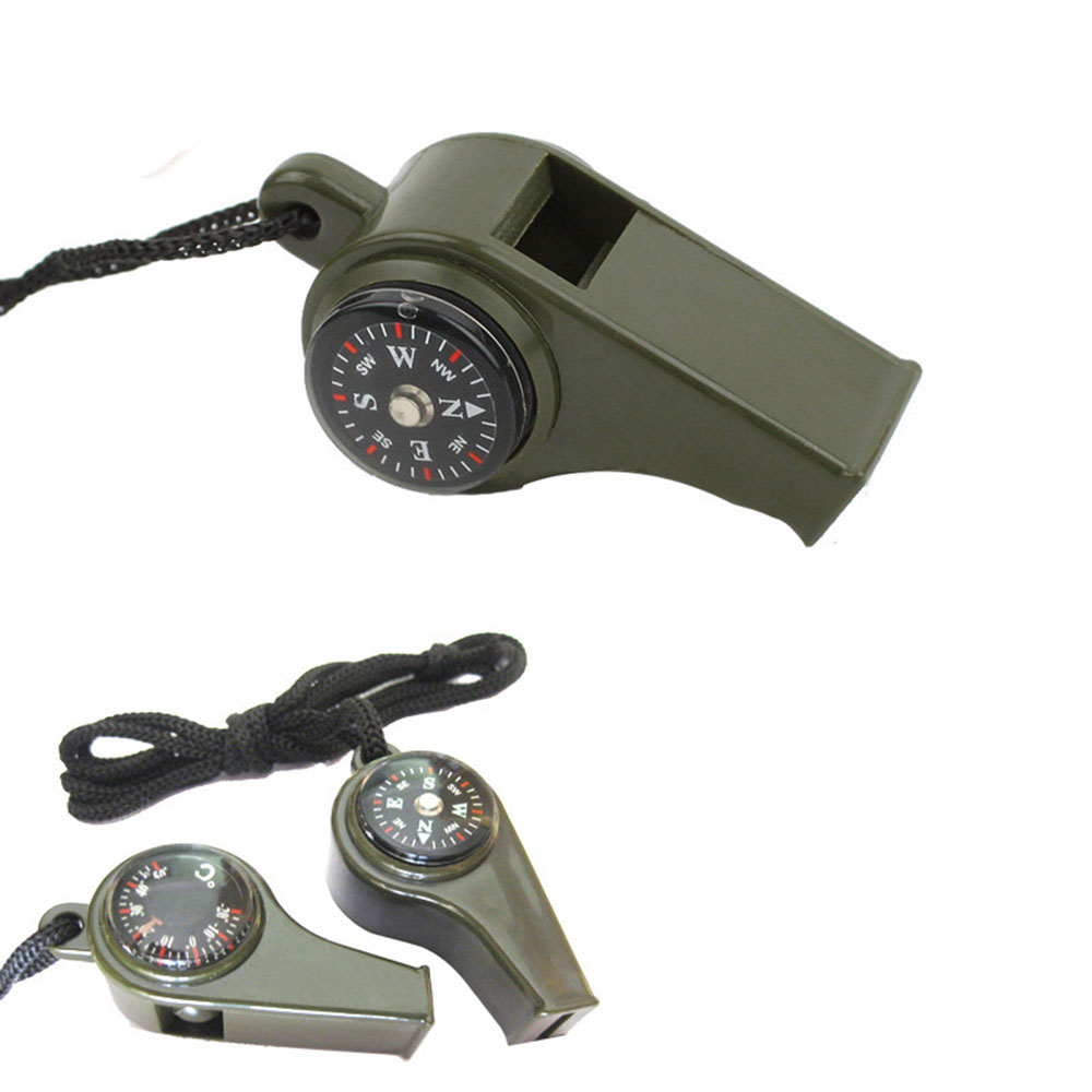 Compass Thermometer Referee Plastic Whistle 4