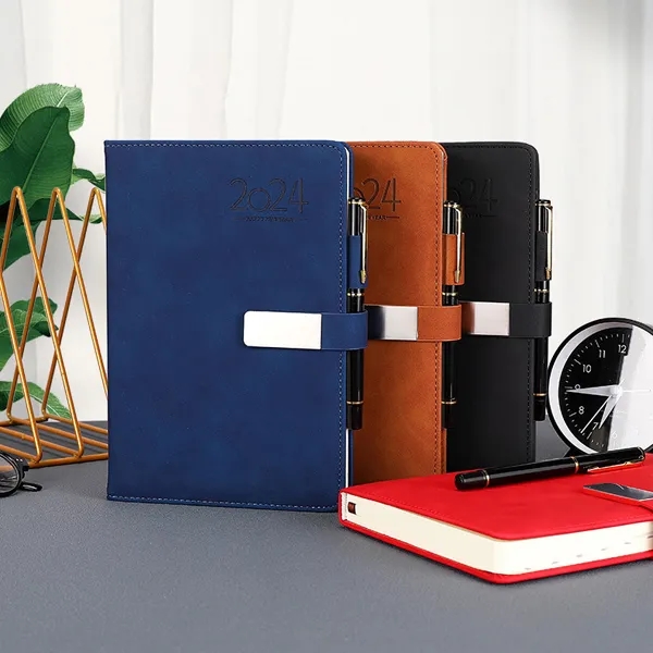 2025 A5 Planner Notebook with Metal Buckle 365 Schedule