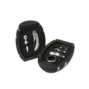 5 In 1 Wine Opener With Silver Barrel Shaped Case 7