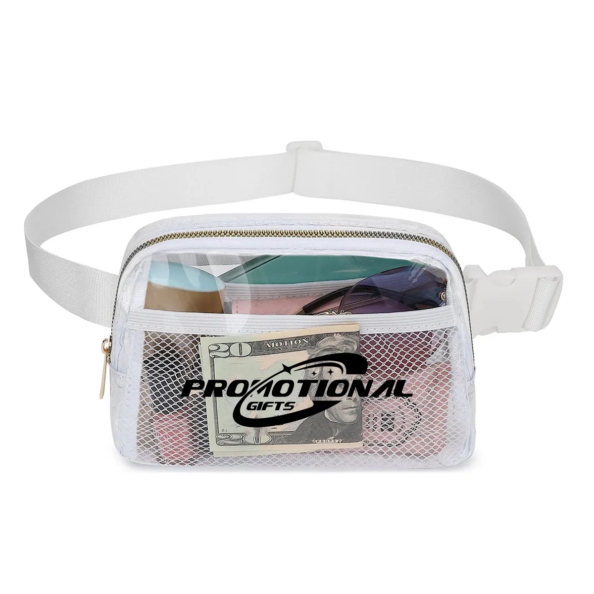 Clear PVC Crossbody Belt Waist Bag 5