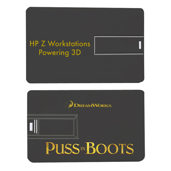 Credit Card Look Swivel USB Flash Drive 6