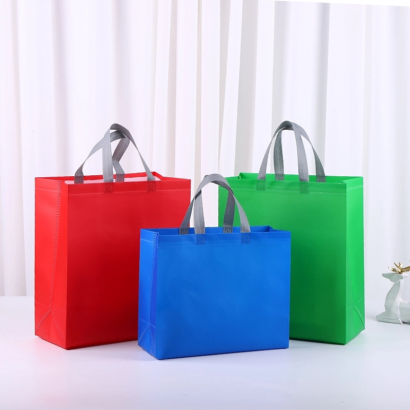 Non-woven Portable Clothing Shopping Bag with Bottom&Side 4