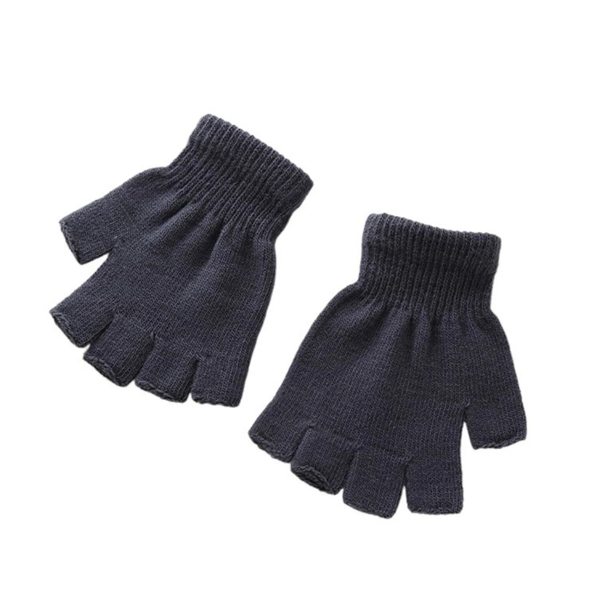 Acrylic Breathable Office Fingerless Gloves 8
