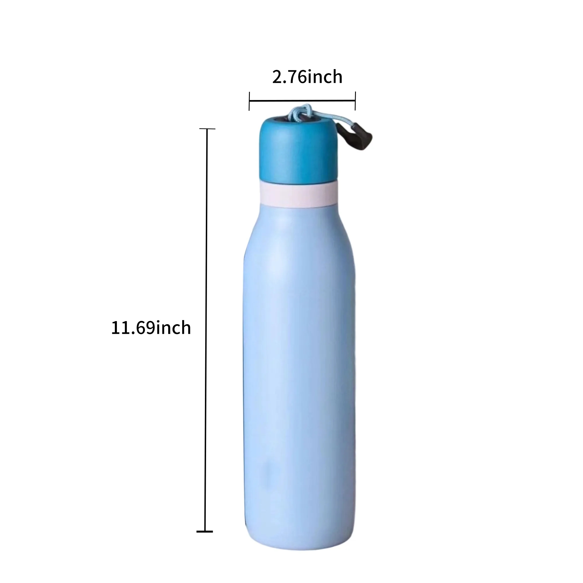 24oz Vacuum Tumbler with Straw and Leak Proof Lid 9