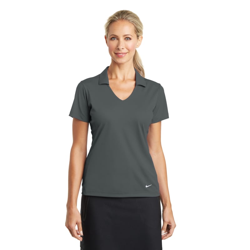Nike Women's Dri-FIT Vertical Mesh Polo. 64