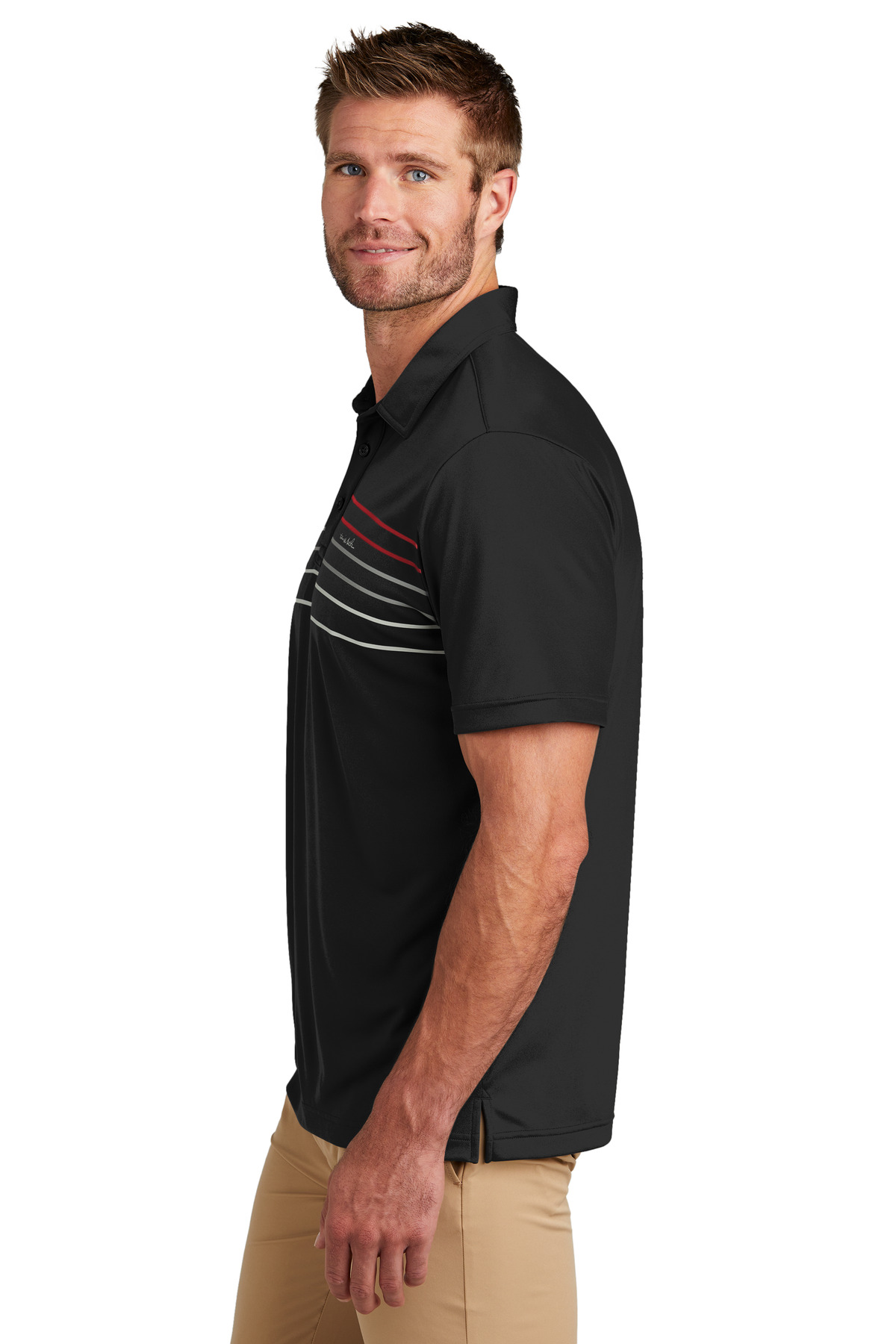 Coto Performance Chest Stripe Polo