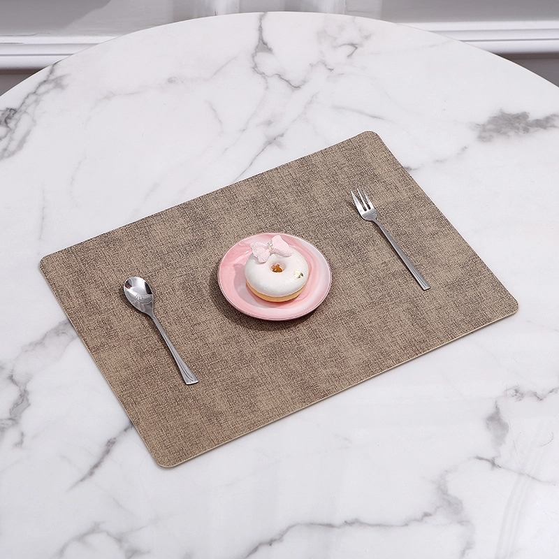 Promotional Custom Cloth Grain Leather Placemat 8