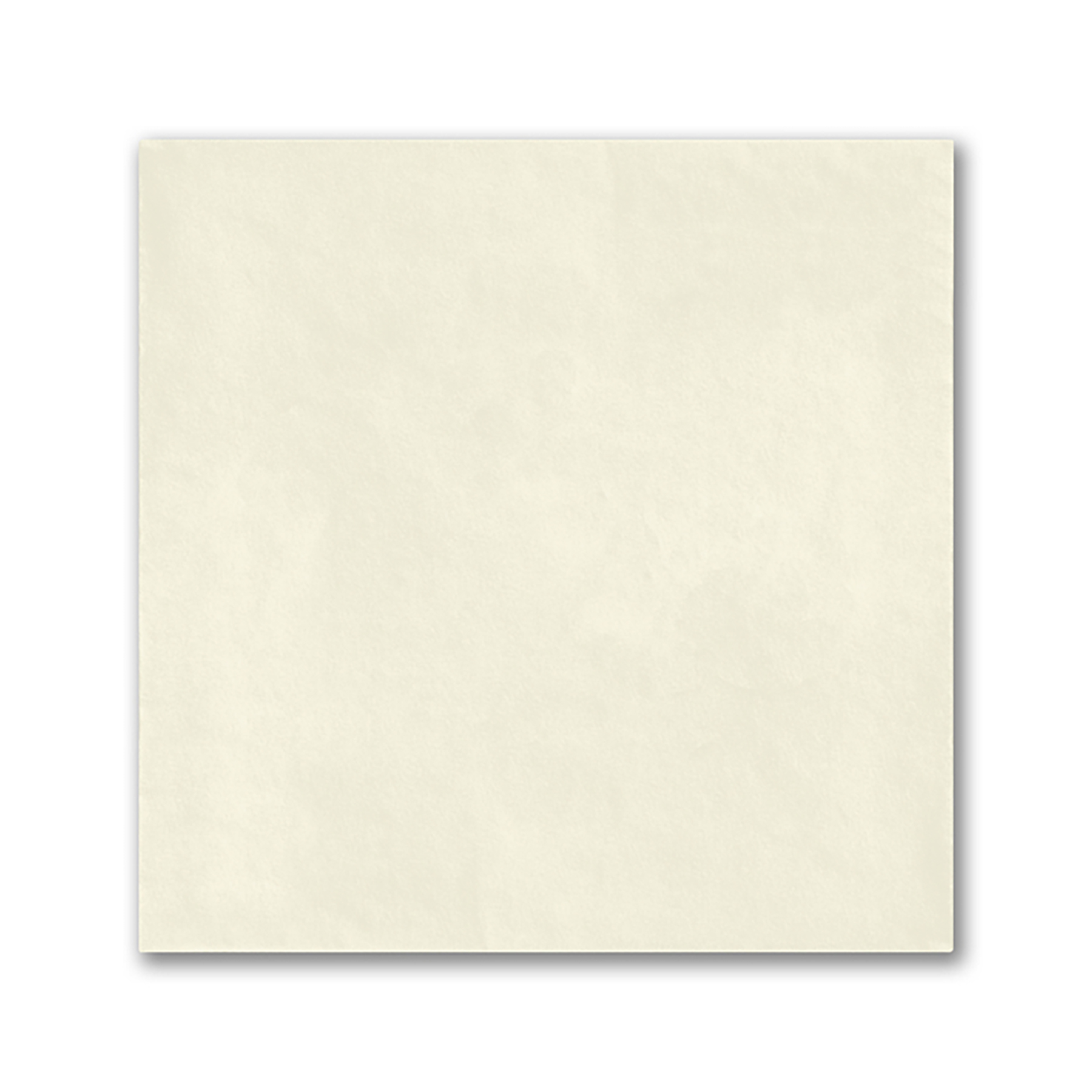 Beverage Napkin w/Uncoined Edge (Ecru Beige) 1