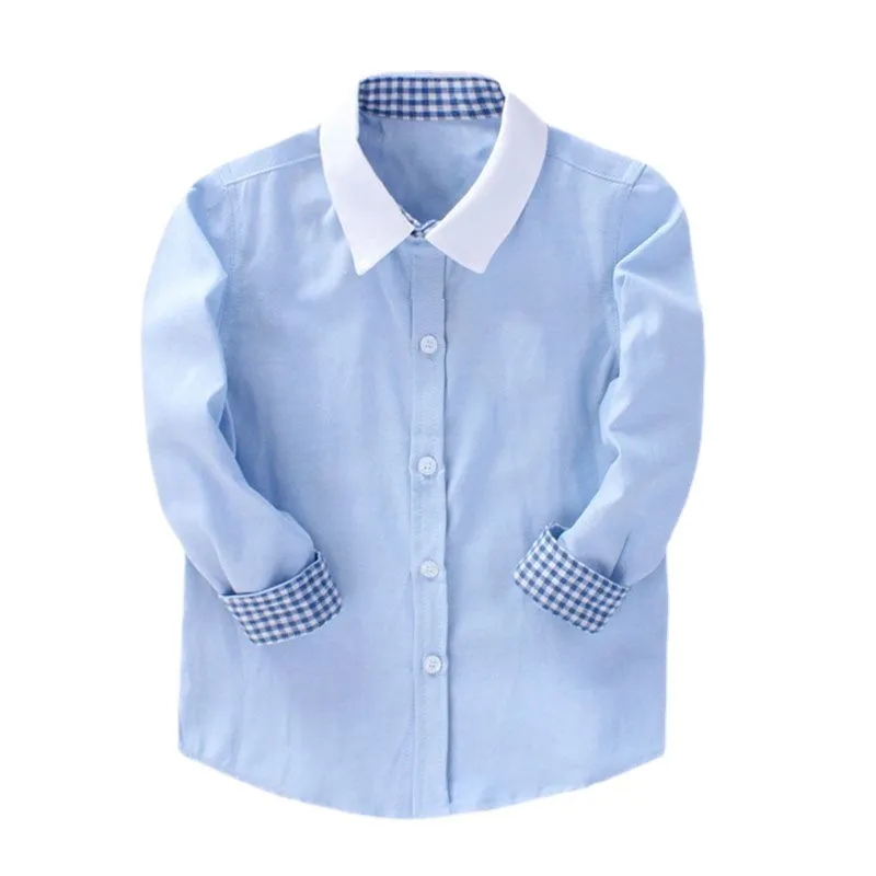 Boys' Oxford Long Sleeve Dress Shirt 1