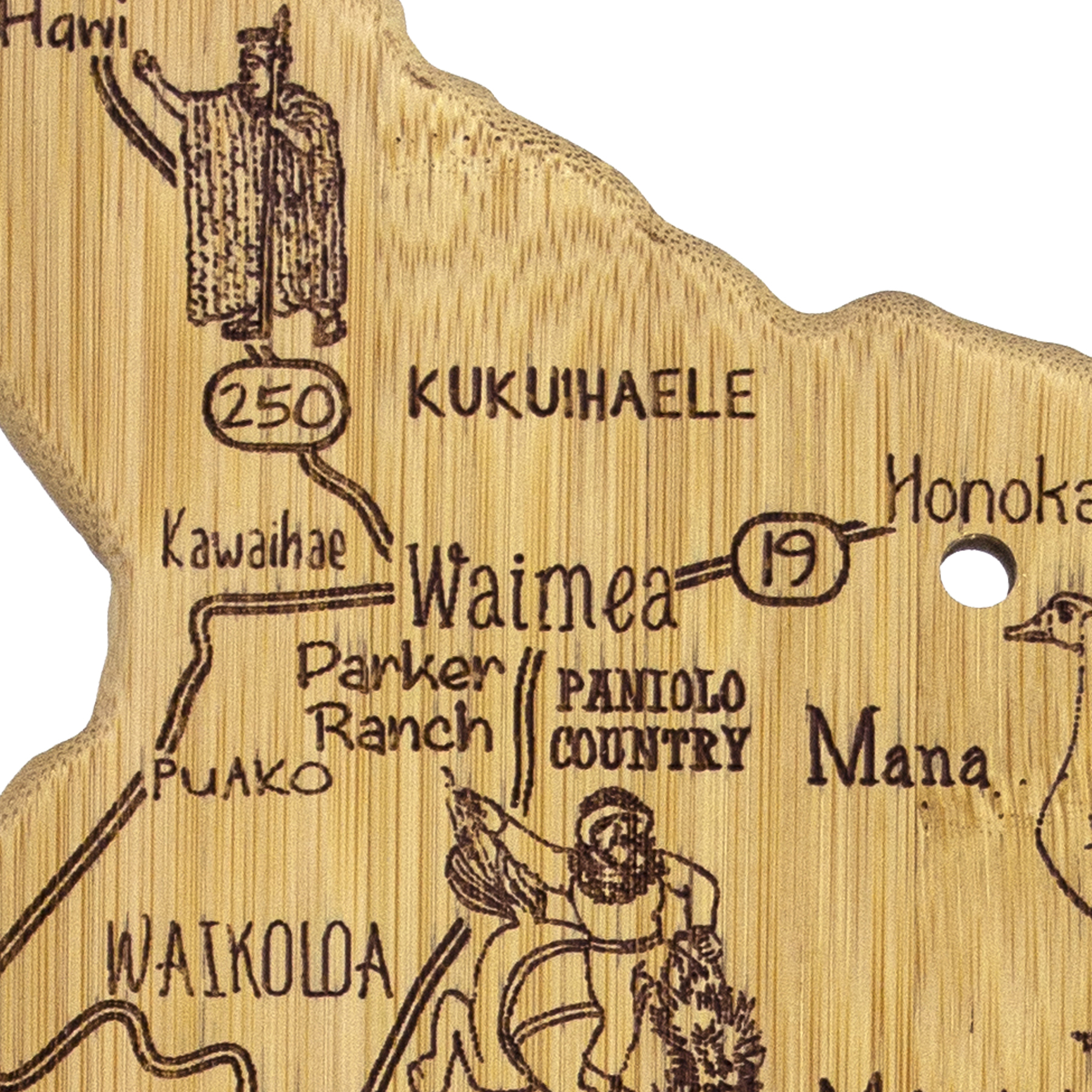 Destination Hawaii Big Island Cutting & Serving Board 5