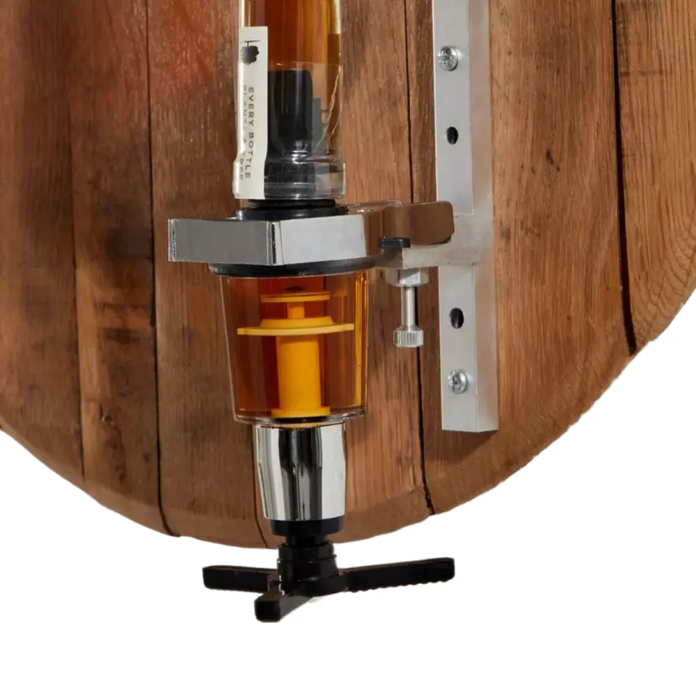 Barrel Head Sign Double Liquor Dispenser 3