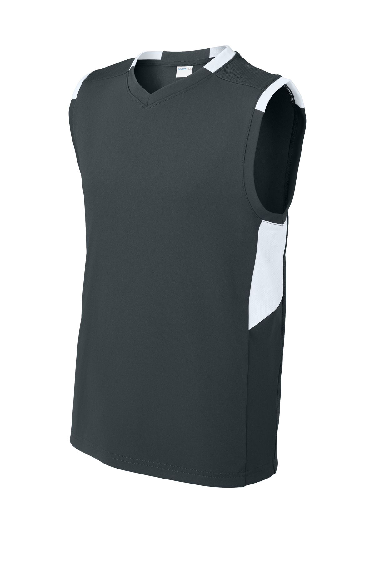 Sport-Tek Youth Club Sleeveless V-Neck YST441 3