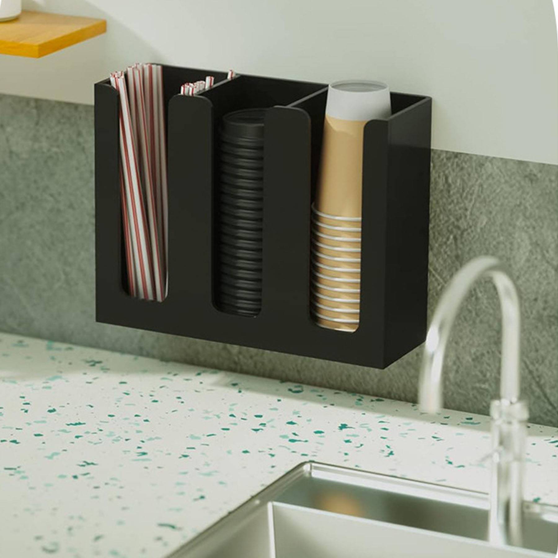 Acrylic Paper Cups Holder Display Stand 7