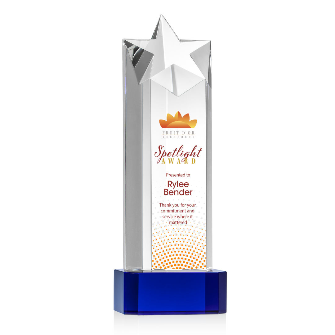 Berkeley VividPrint™ Award on Padova Base - Blue 7