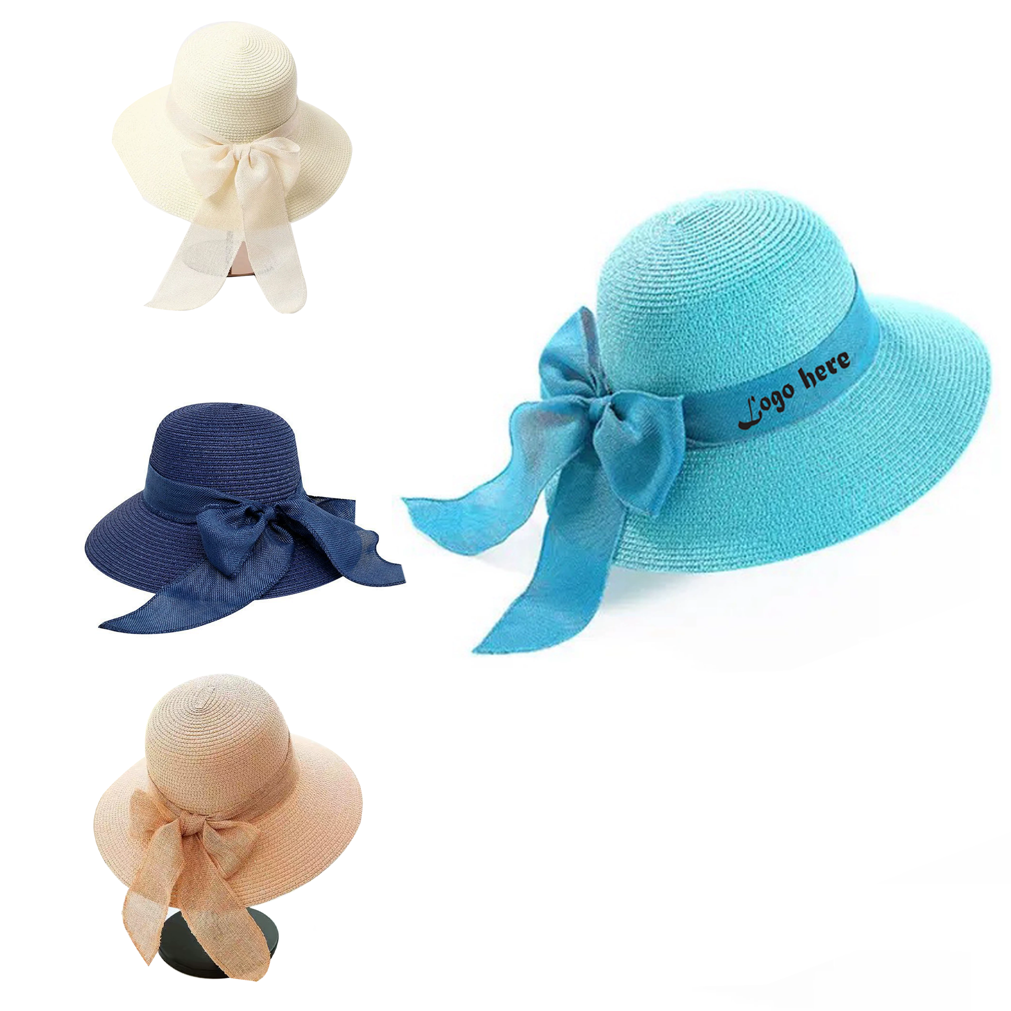 Tourist Bow Beach Straw Hat 1
