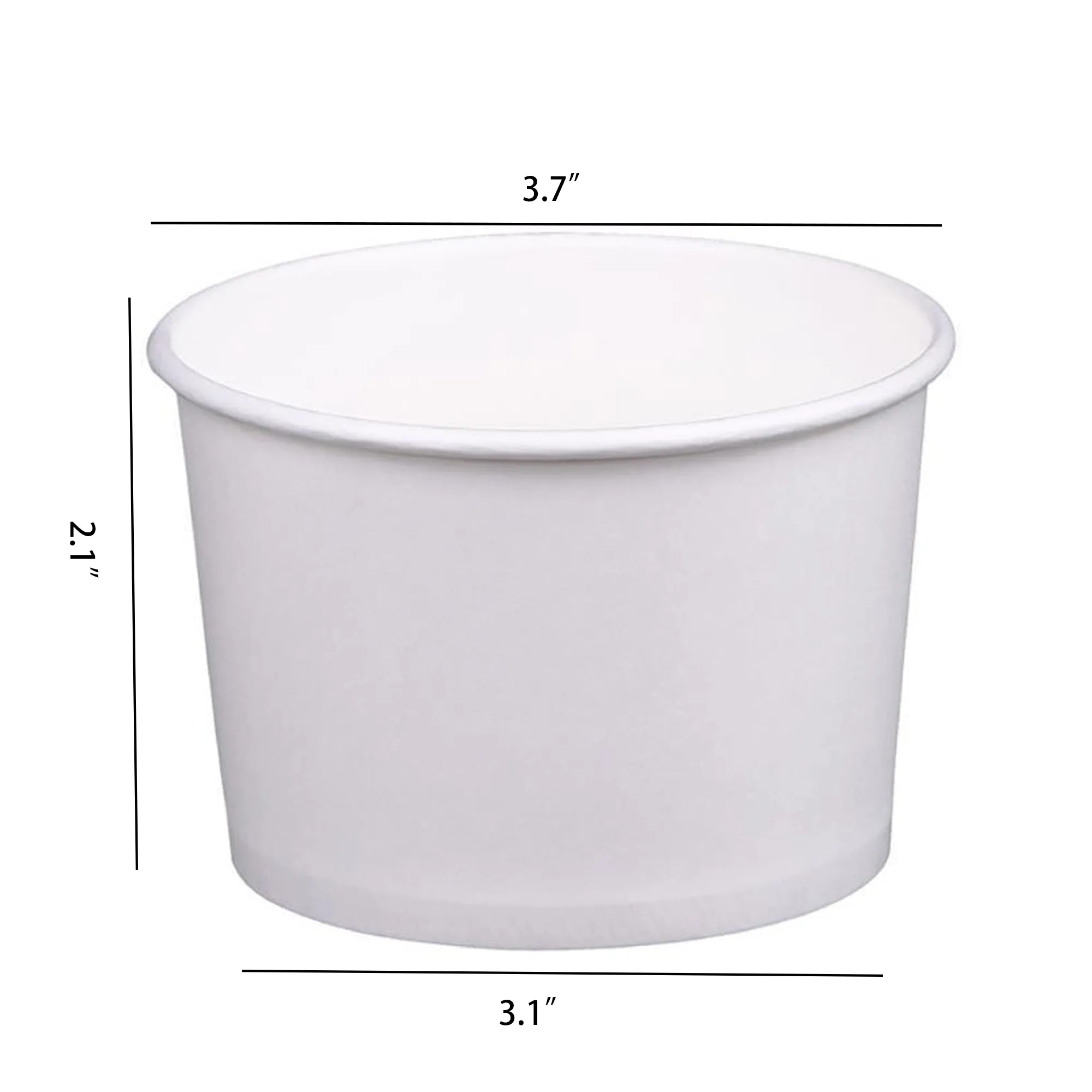 Various Sizes Customizabl Disposable Ice Cream Dessert Cup 2