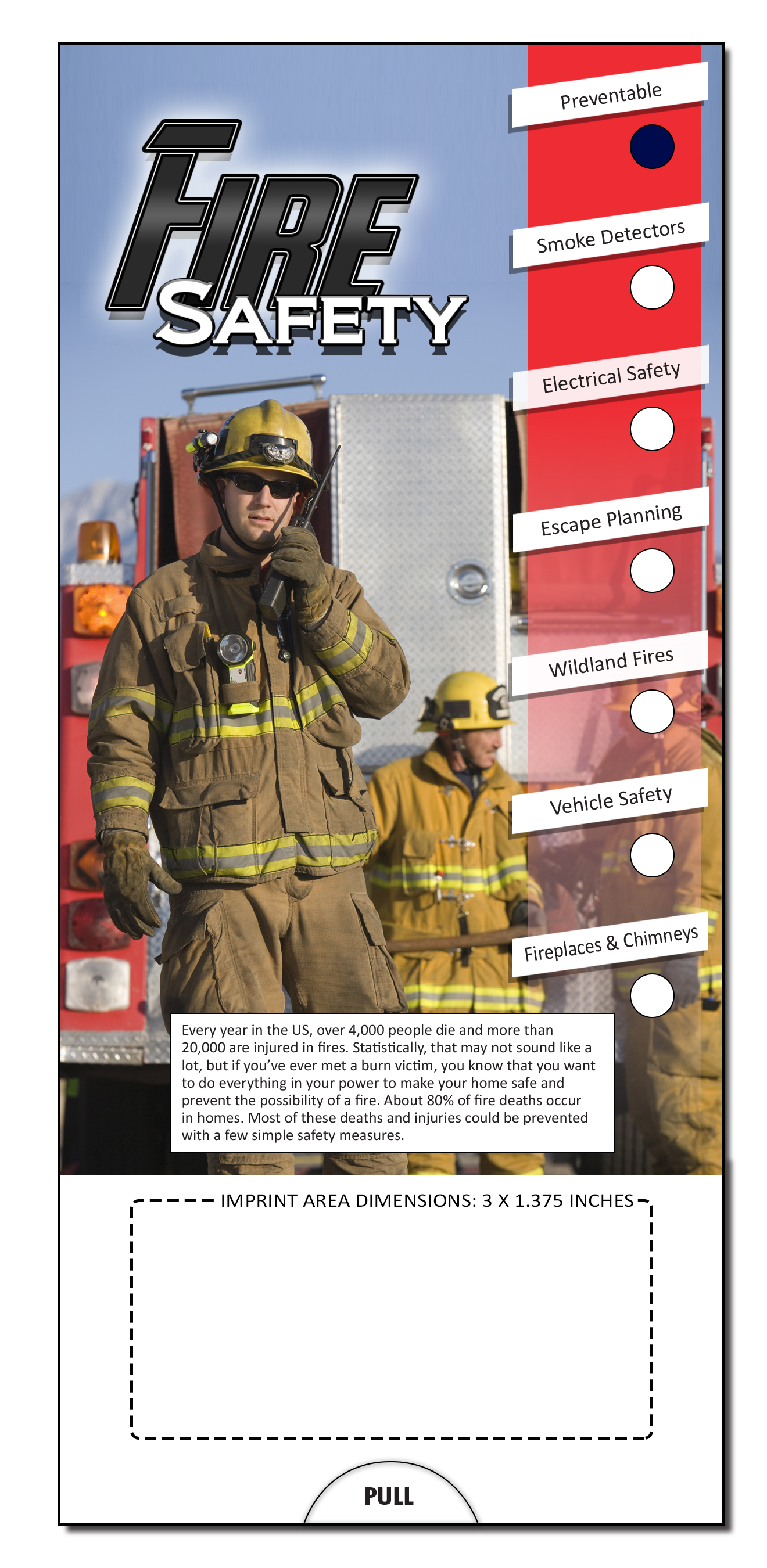 SLIDE CHART - Fire Safety Slide Chart 1