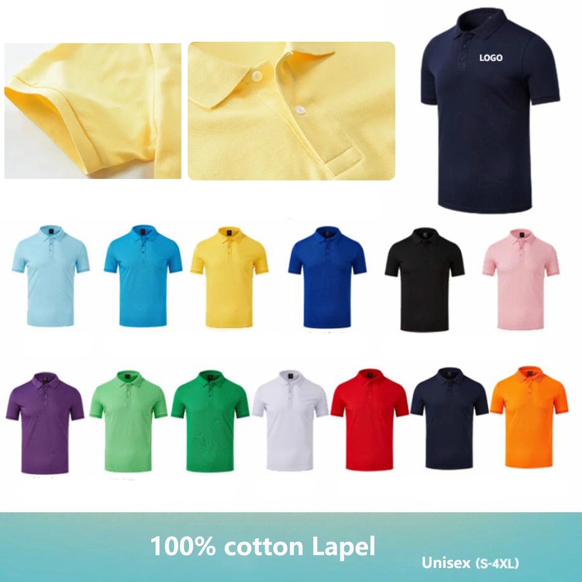 Cotton Golf Polo Shirts 5
