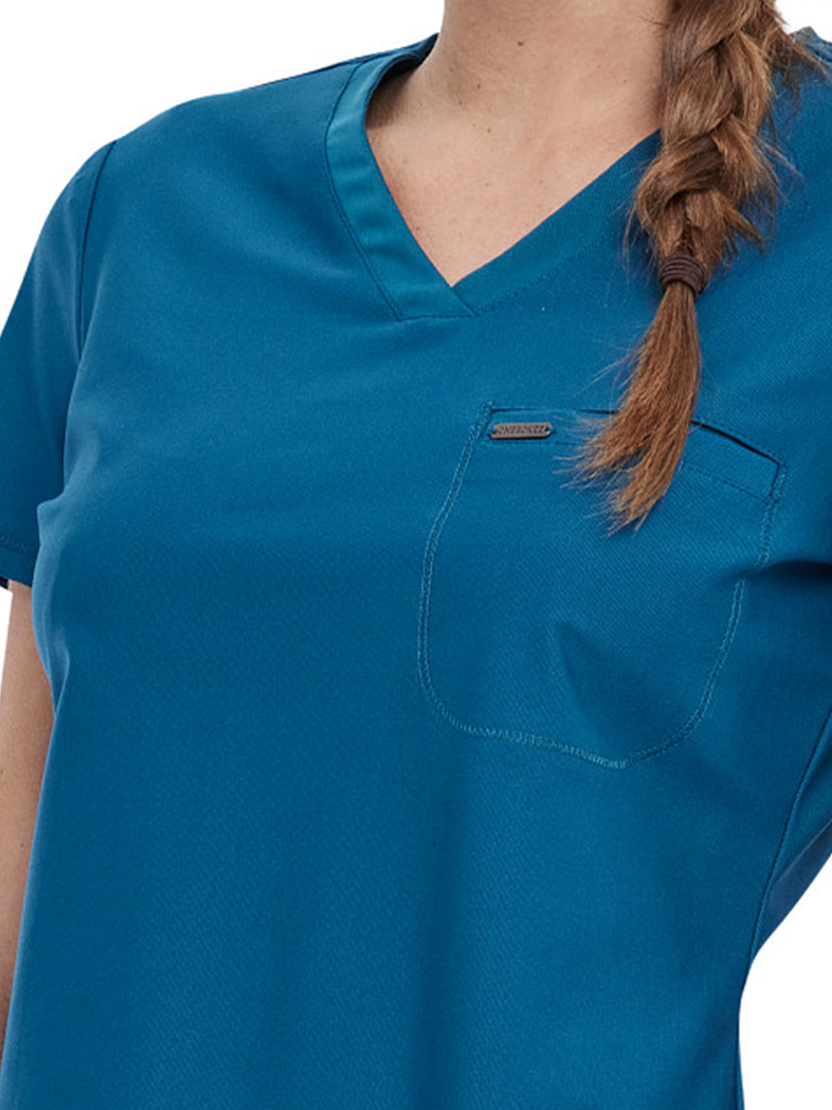 Cherokee - Form - Women's 1-Pocket Tuckable V-Neck Top 23