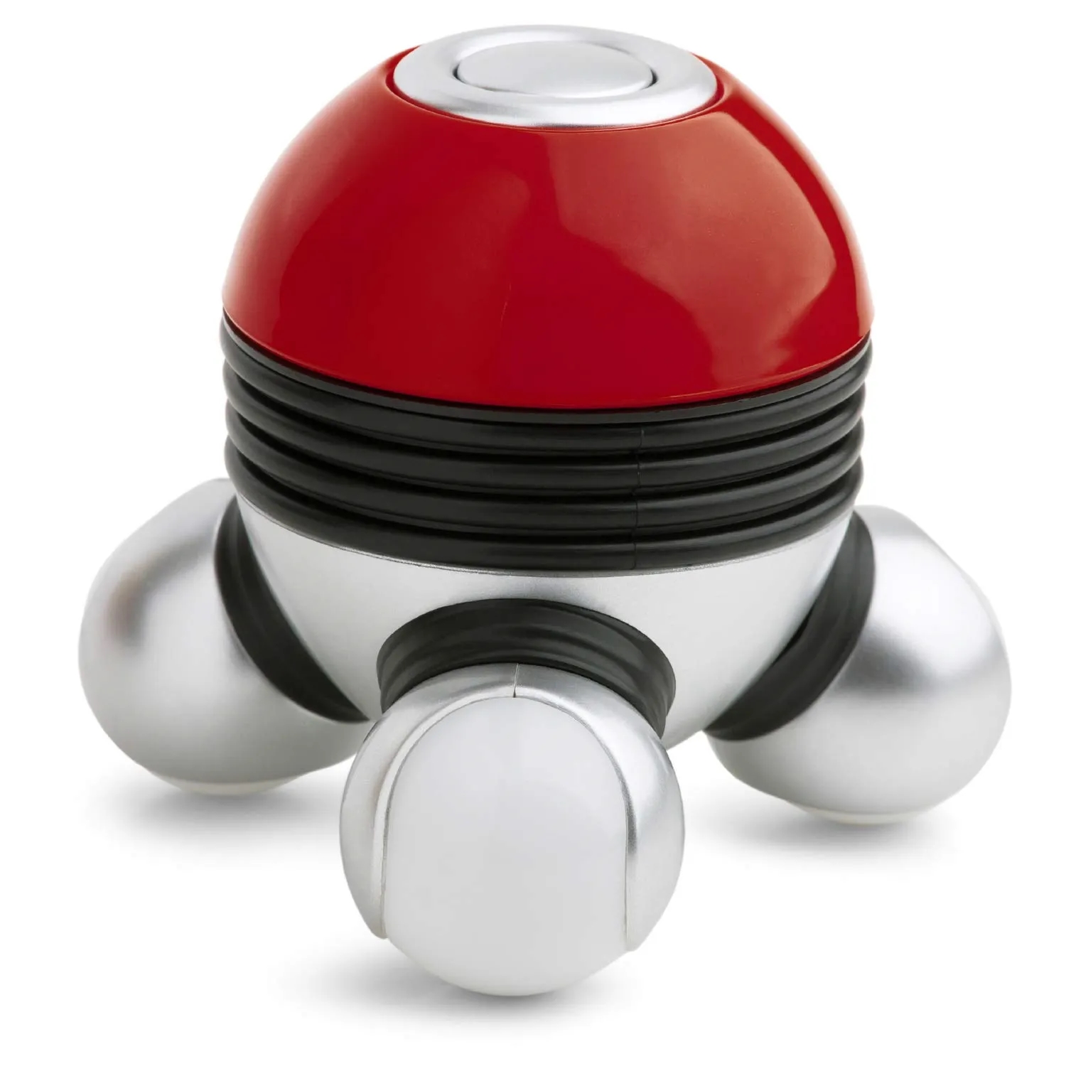 Mini Hand-Held Body Vibrating Massager with LED Light for He 4