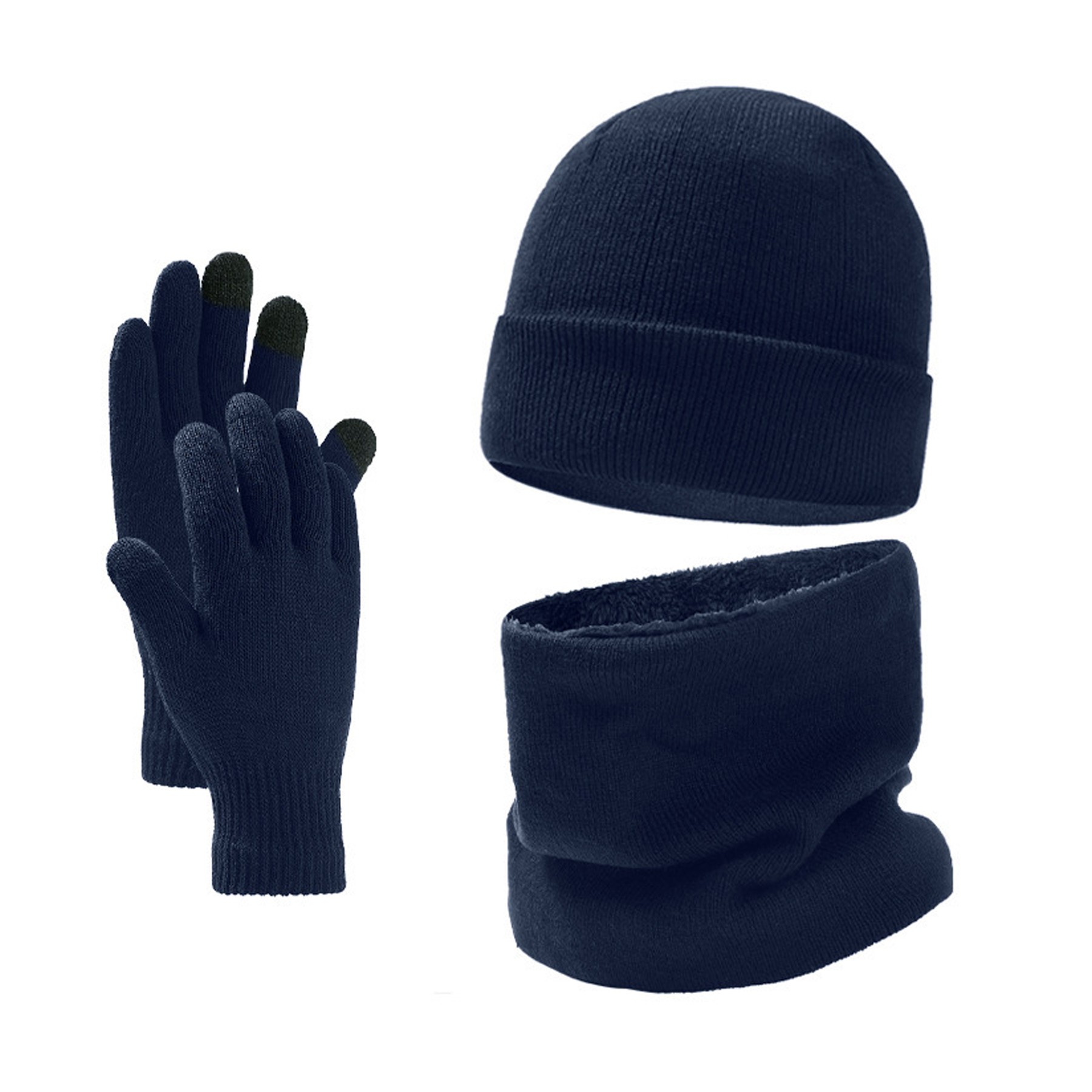 Winter Hat Scarf Glove Set 2
