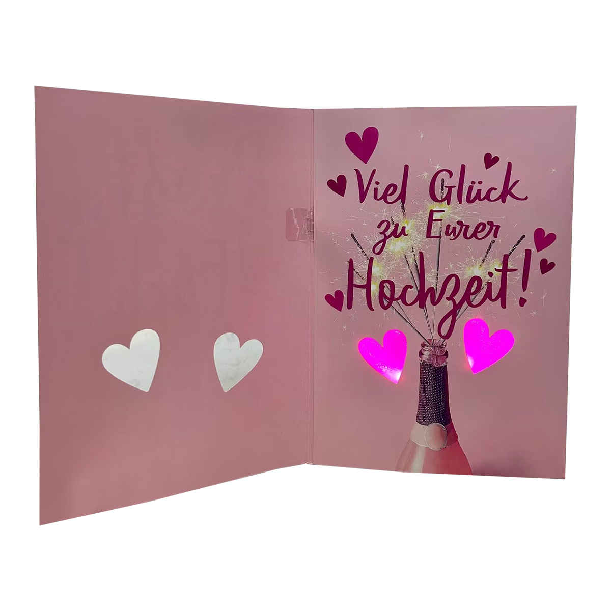 AudioPop Light + Sound Custom LED Audio Greeting Card & Direct Mailer - Full Color 12
