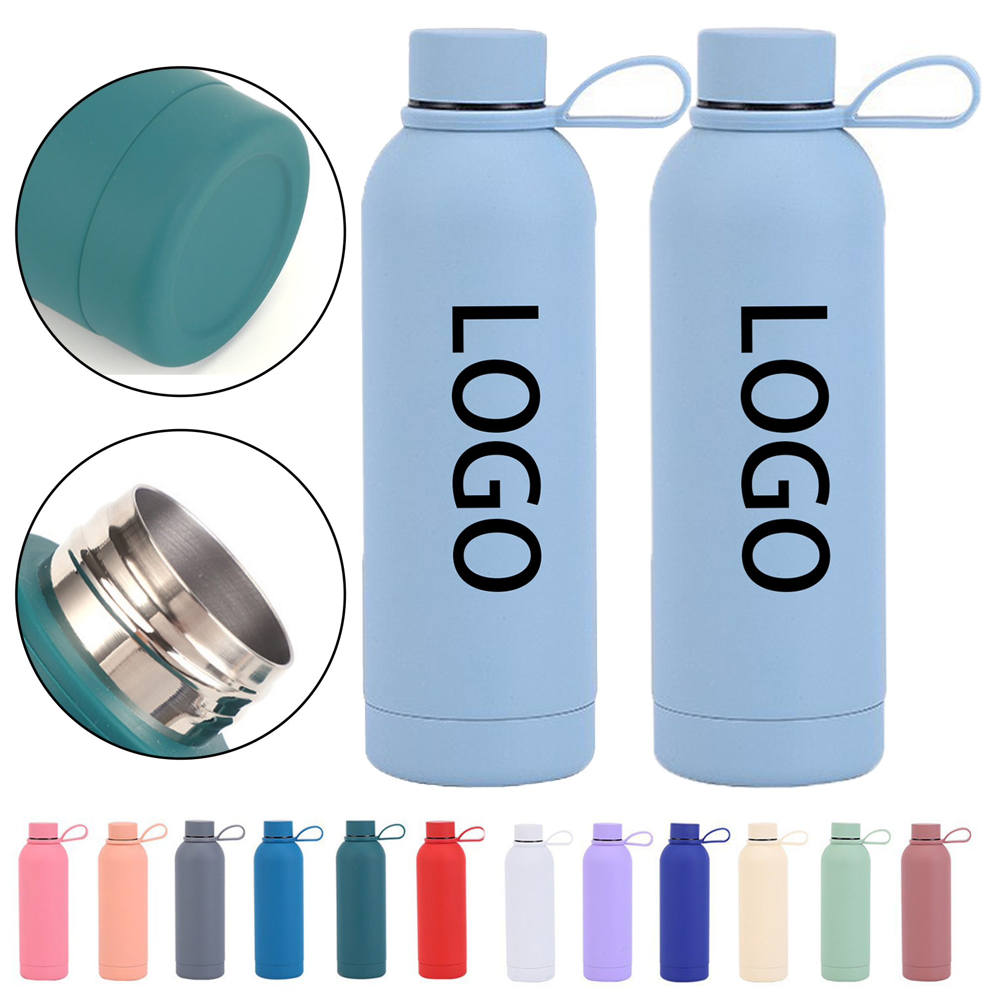 Stainless Steel Thermos Cup With Handle 1