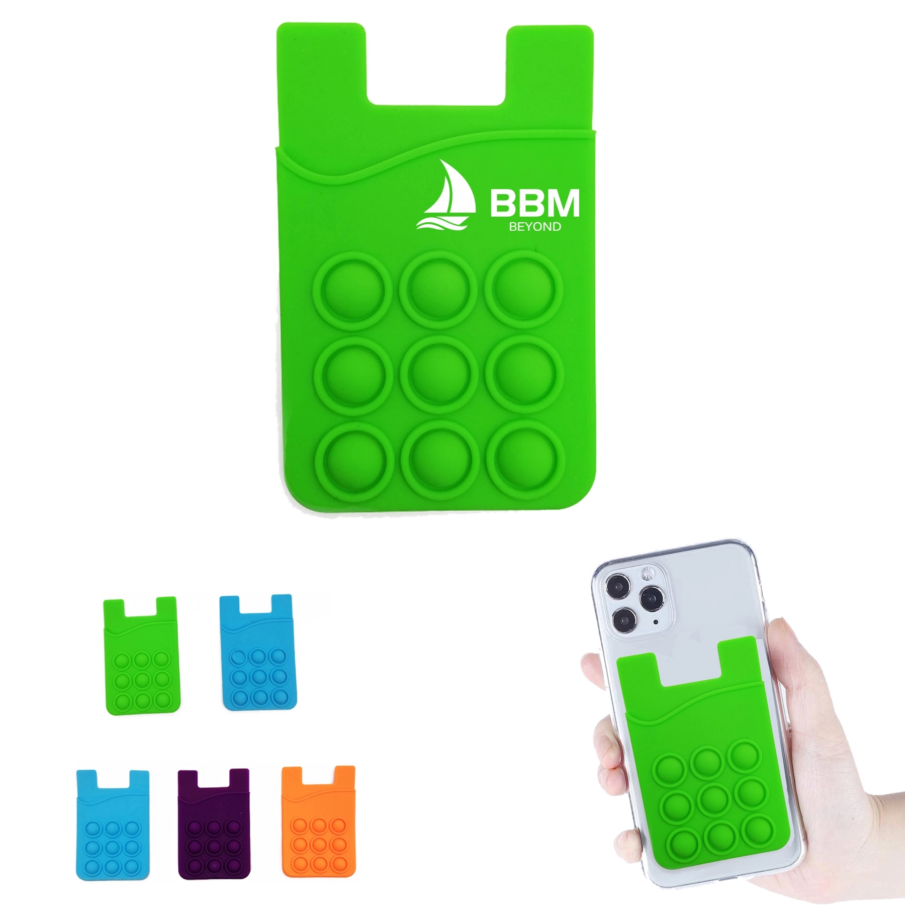 Push Pop Phone Wallet 2