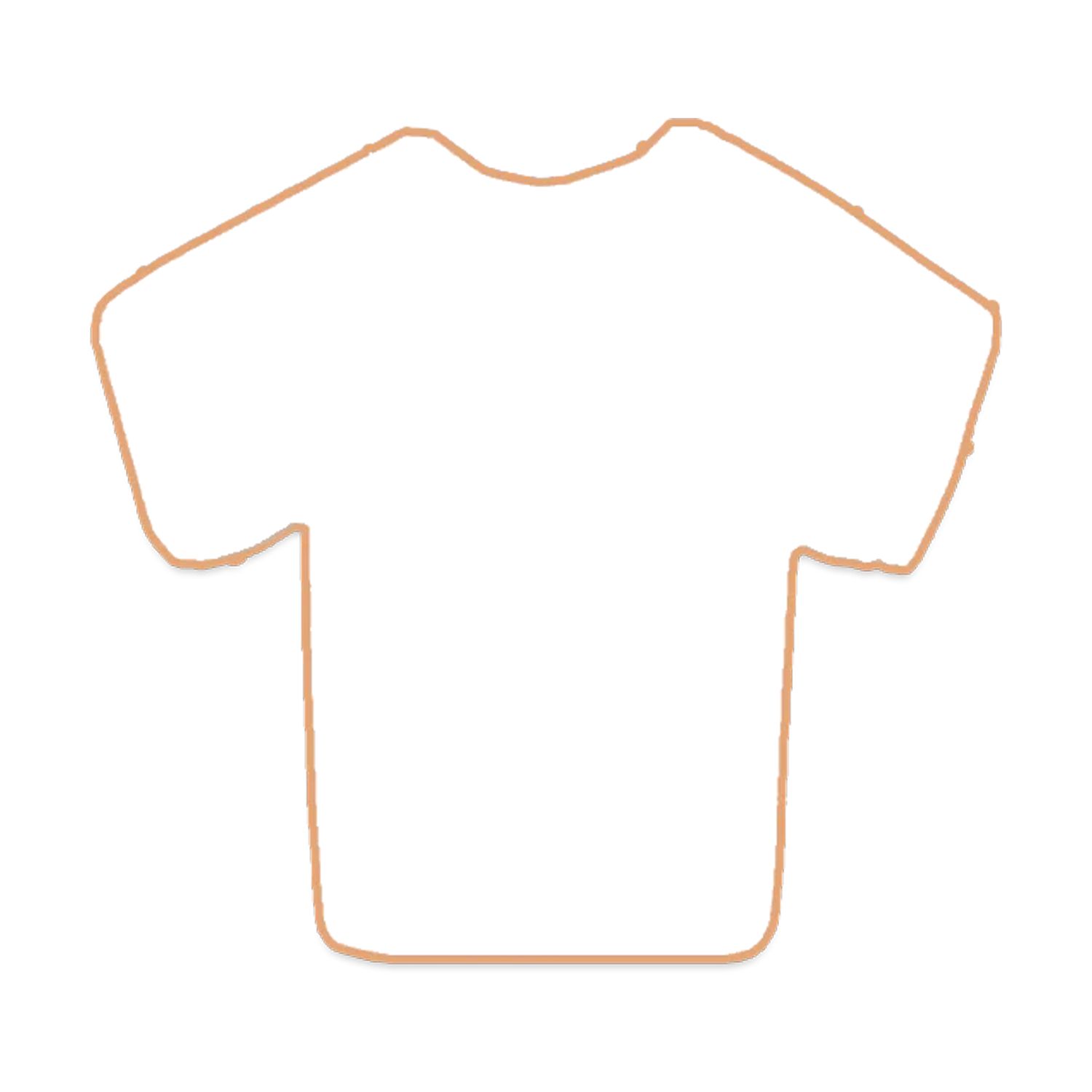 4" T-Shirt Shaped Logo Sugar Cookie 3