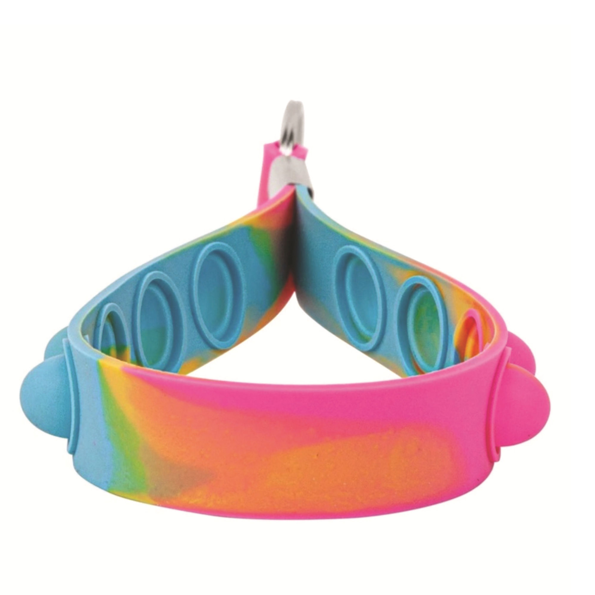 Silicone Key Strap With Split Ring 6" Length X 0.7" Width 15