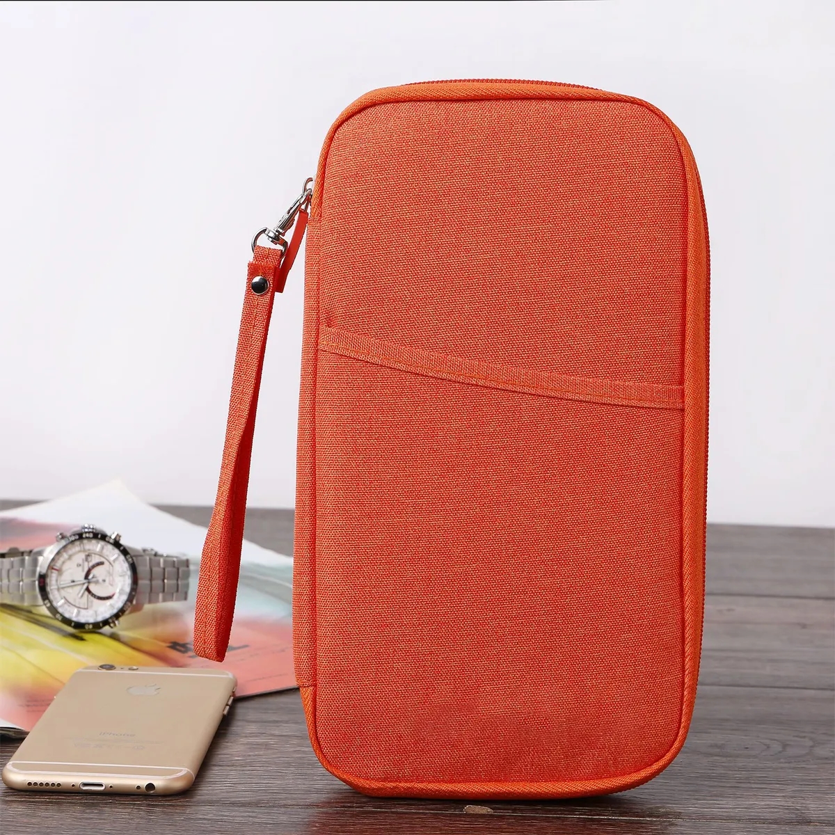 RFID Multi-Function Travel Passport Wallet Organizer Bag 4