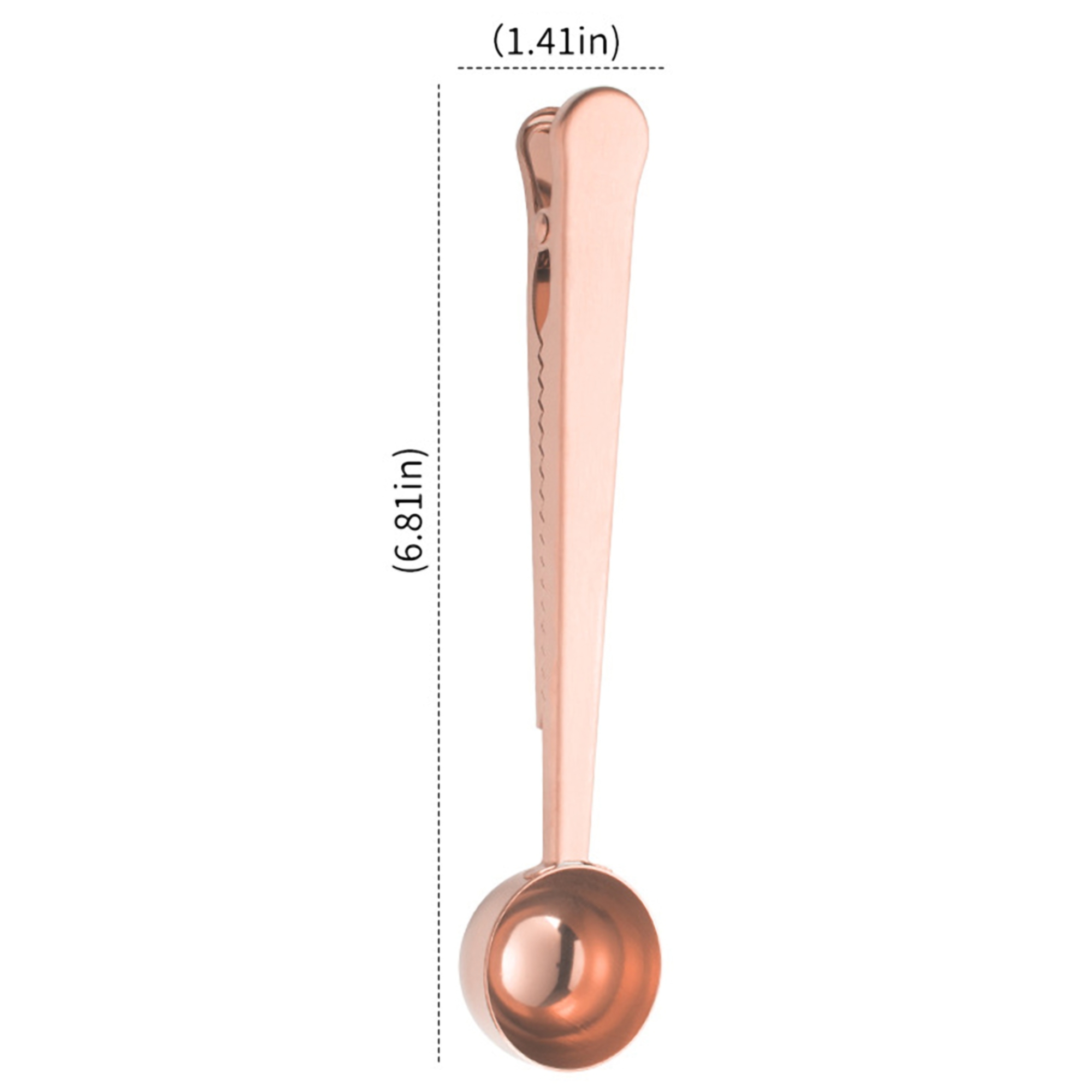 Stainless Steel Coffee Scoop w/Bag Clip 2