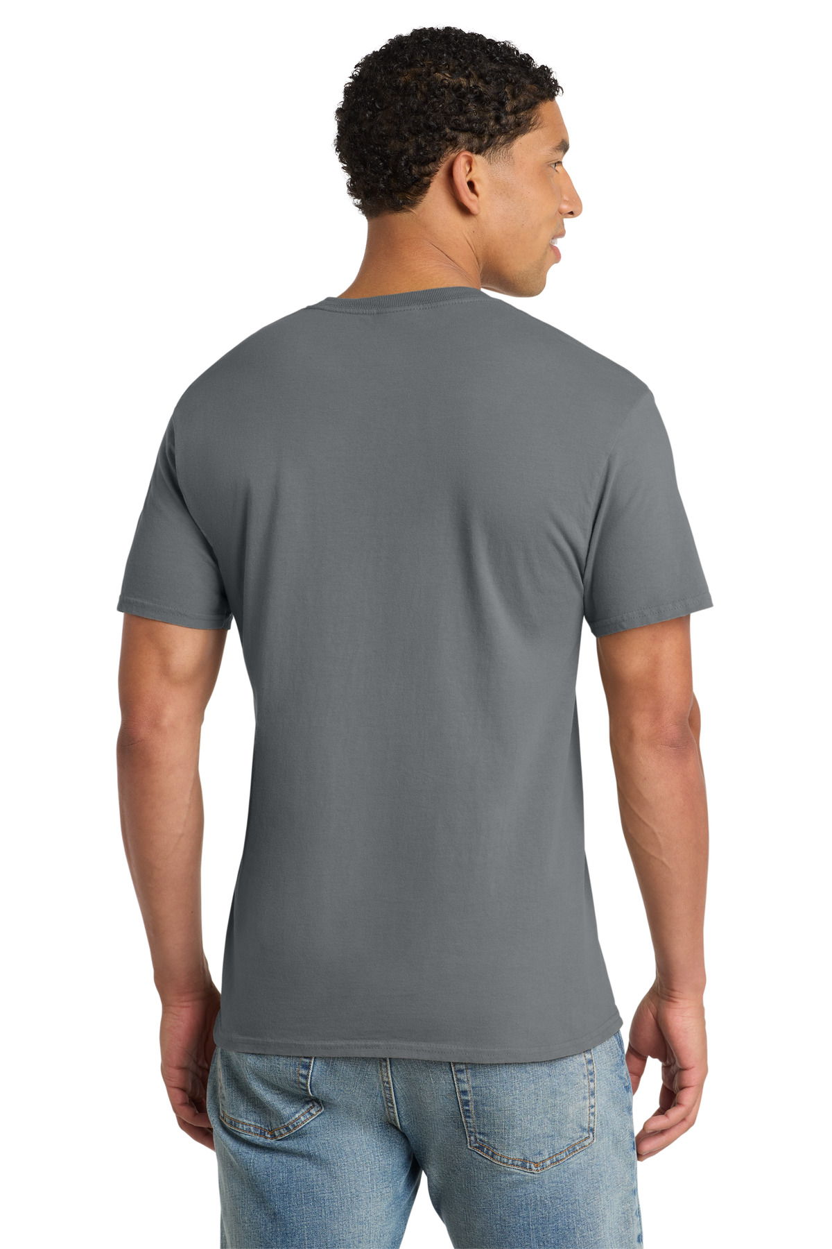 Port & Co Beach Wash Garment-Dyed Pocket Tee. PC099P 3