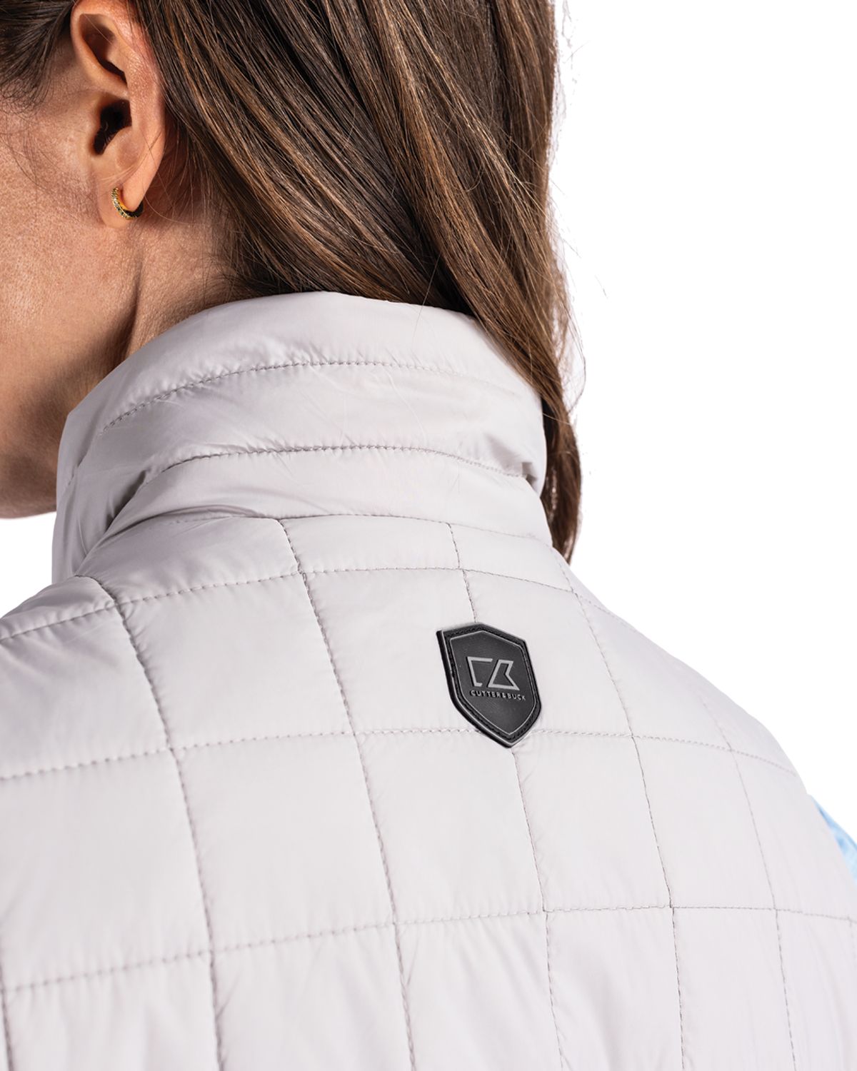 Cutter & Buck Rainier Recycled Insulated Puffer Womens Full Zip Vest 84