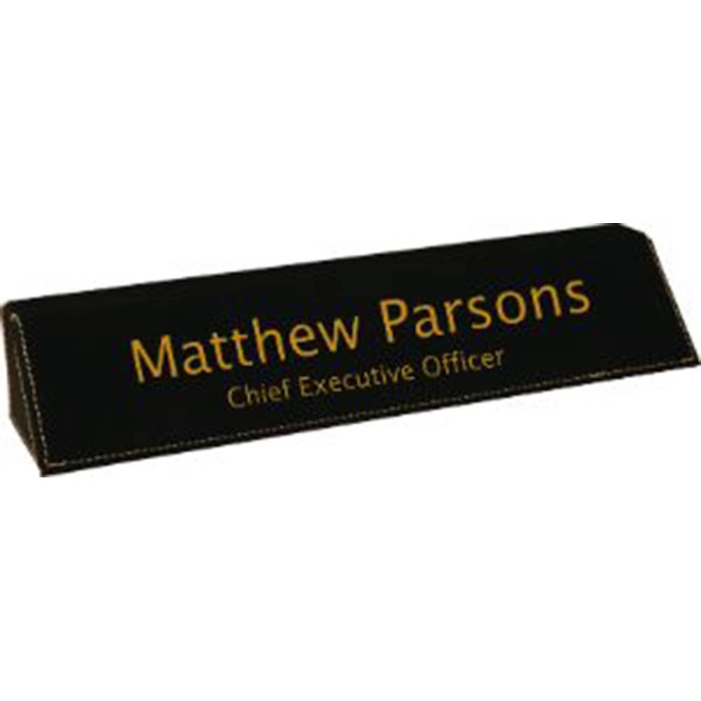 Leatherette Desk Wedge 10