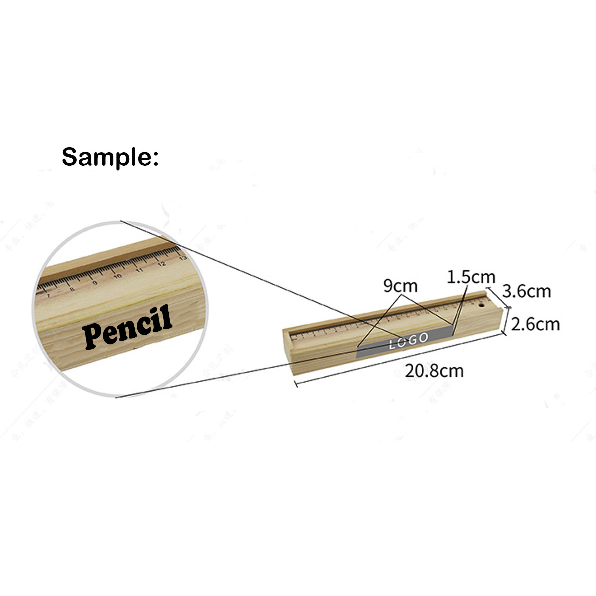 MOQ 10 pcs Engraved Timber Coloring Pencils 3