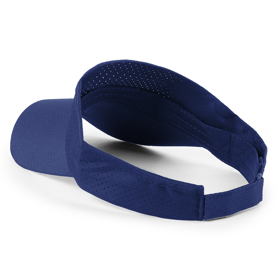 Stock Solid Color Perforated Polyester Visor 14