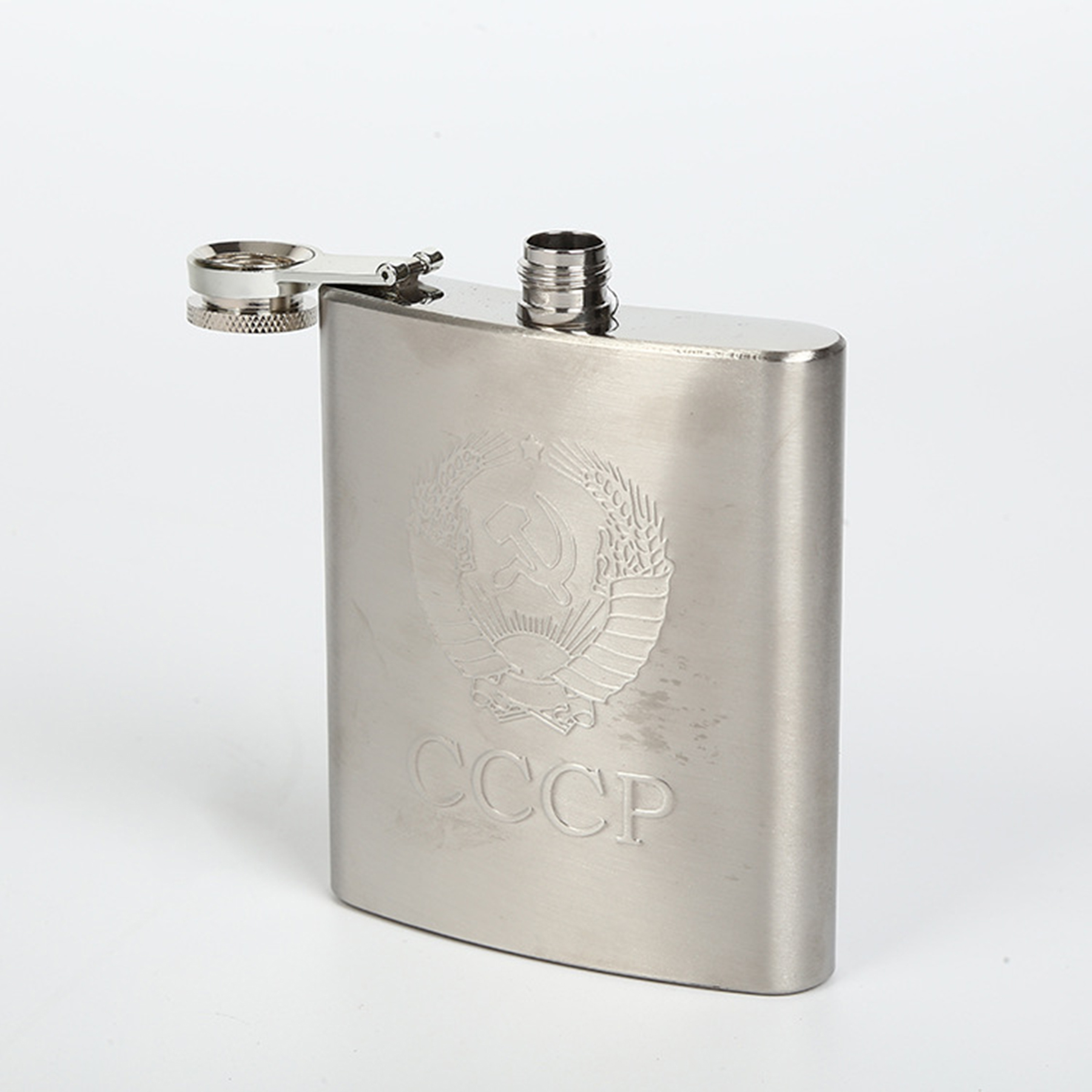 5oz Stainless Steel Wine Flagon 3