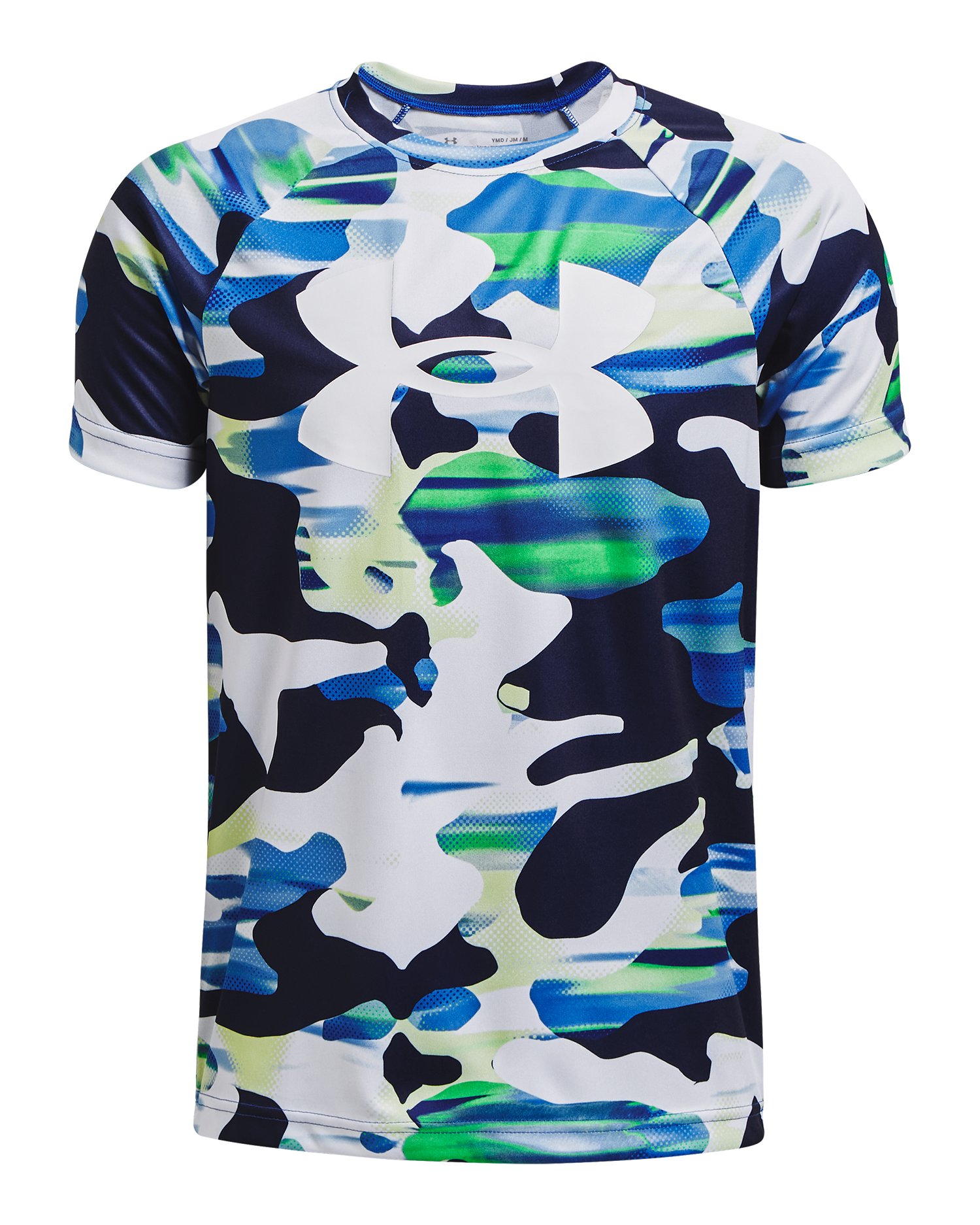 UA Tech Big Logo Printed Boys' Short Sleeve 12