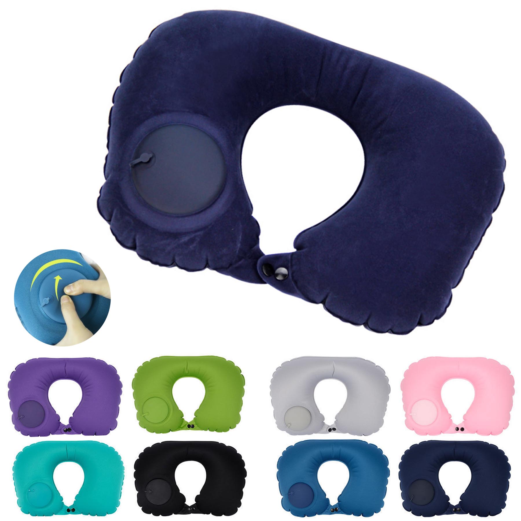 Automatic Inflatable Neck Guard Pillow 2