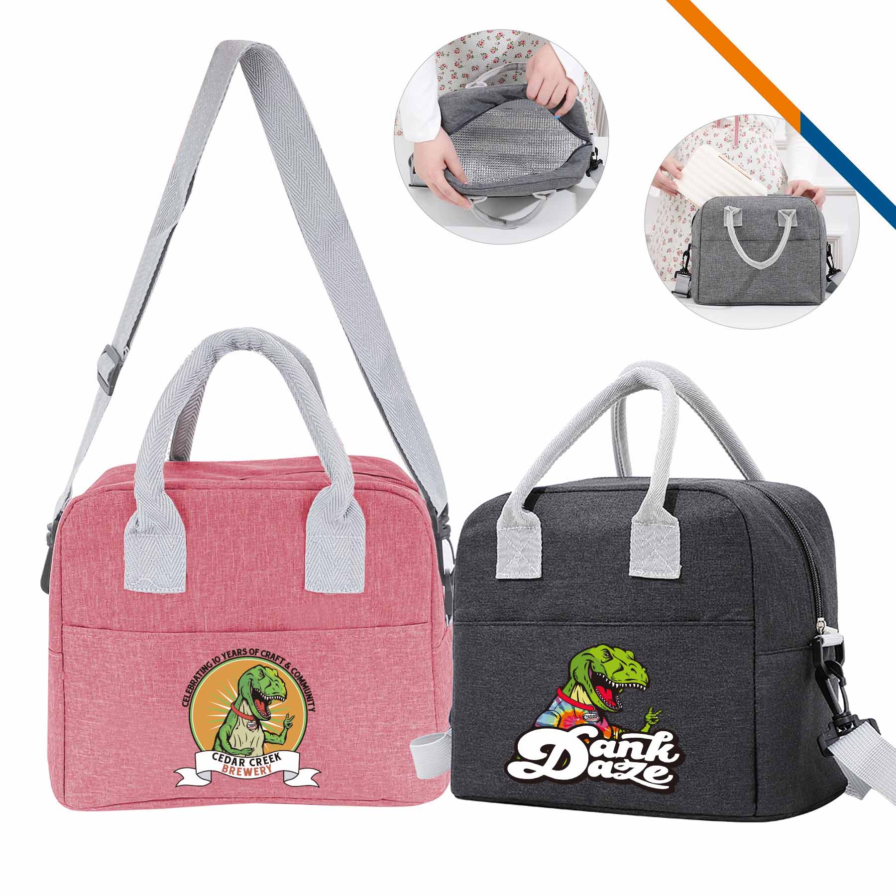 Tior Lunch Cooler Bag With Shoulder Strap 8