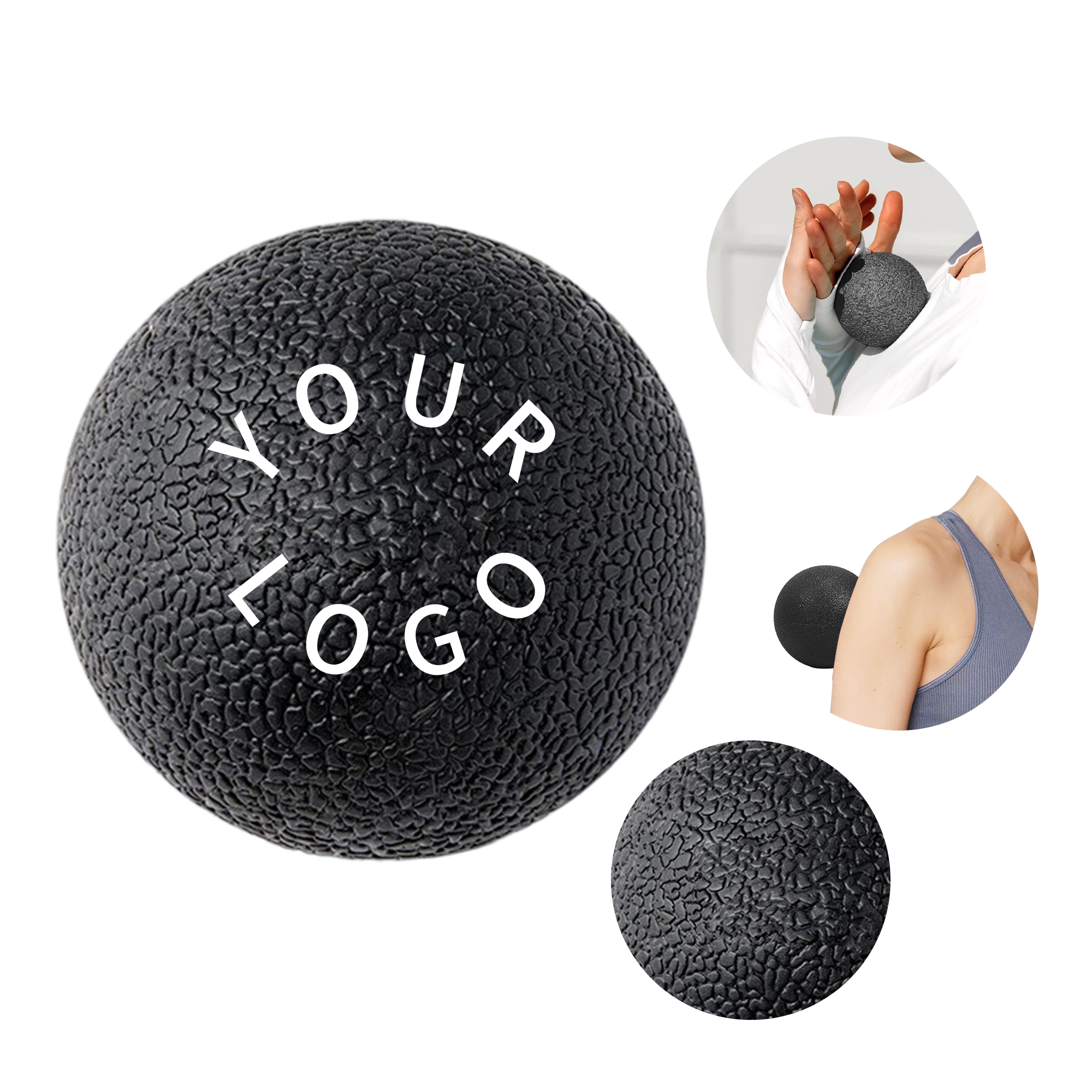 TPE Massage Ball 2.3" Diameter for Muscle Therapy 1