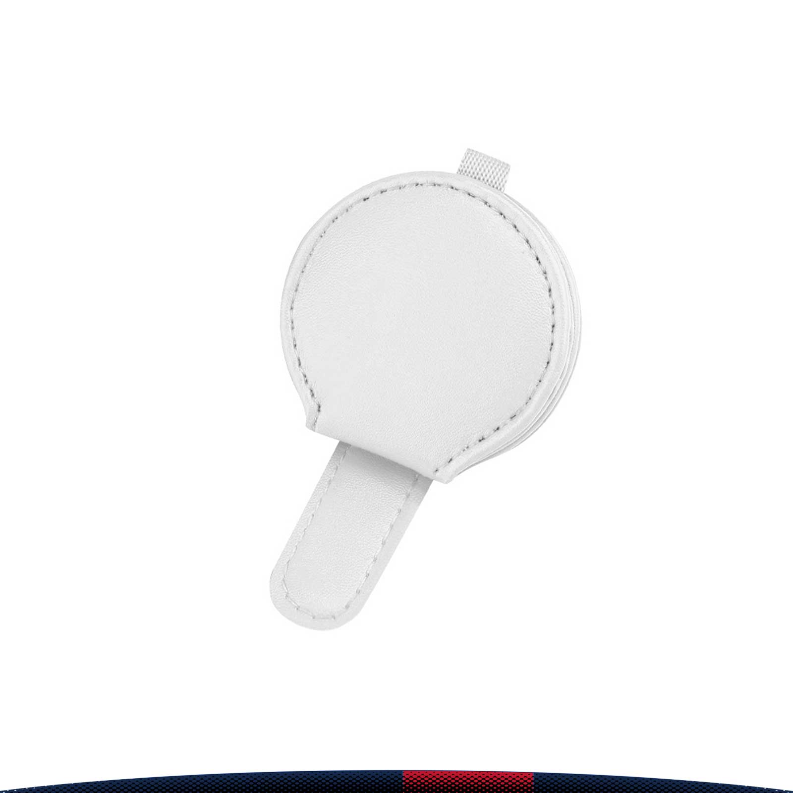 Roda Round PU Leather Car Eyeglasses Clip 7