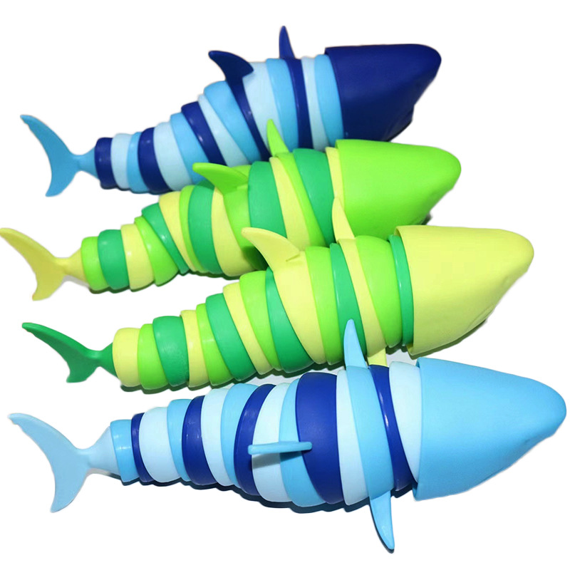 Custom Bionic Plastic Shark Toy 2