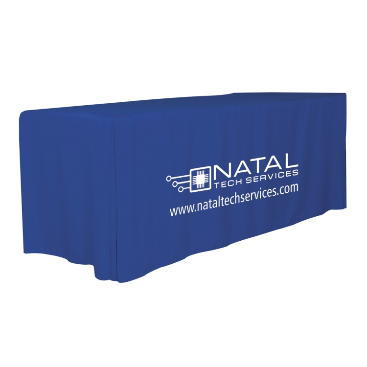 "Omaha Six" 4-Sided Fitted Style Table Covers & Table Throws (One Color Print) / Fits 6 ft Table 11