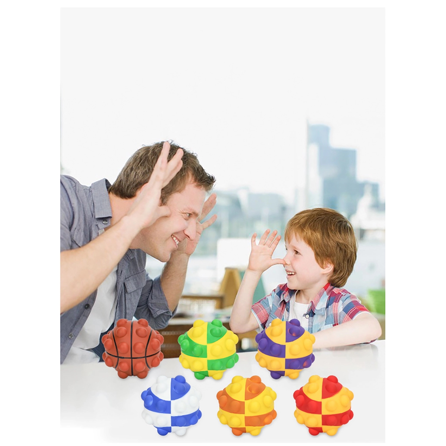3D Anti-Pressure Squeeze Pop Ball It Fidget Toy 5