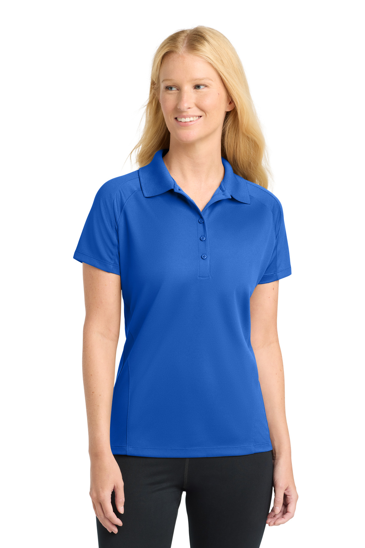 Sport-Tek Women's Dri-Mesh Pro Polo. L474 60