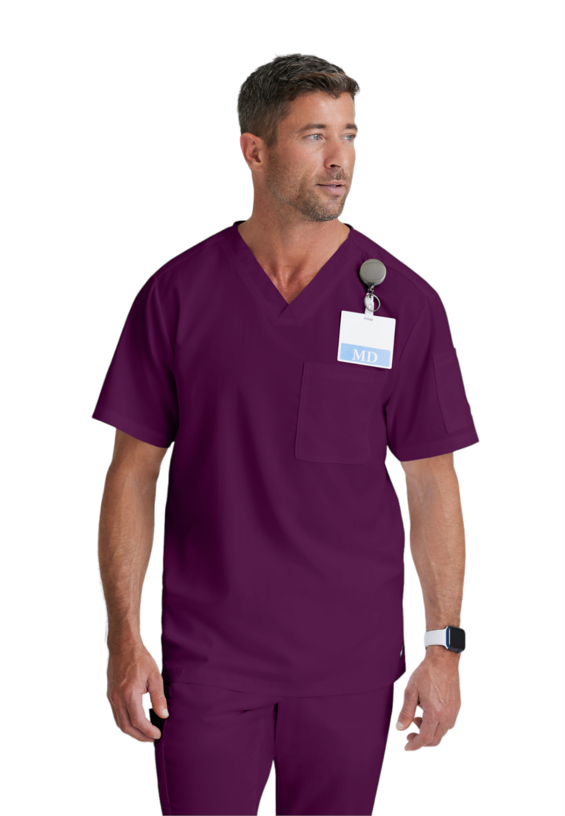 Grey's Anatomy Classic - Men's Two-Pocket V-Neck Evan Scrub Top 27